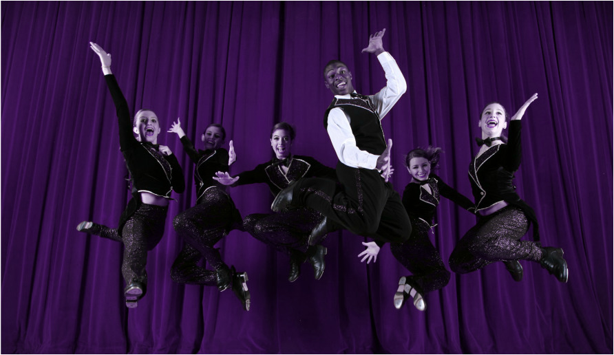 A joyful young dancer